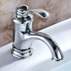 Torneira Baixa Vintage Colonial Cromada Monocomando Quente e