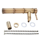 Torneira Bambu Bica Alta Bronze Misturador Monocomando Cobre