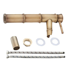 Torneira Bambu Bica Alta Bronze Misturador Monocomando Cobre