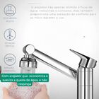 Torneira Bancada Banheiro Gourmet com Misturador Monocomando