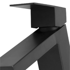 Torneira Bancada Banheiro Quadrada Inox Black Fosco Alta