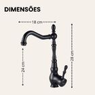 Torneira Bancada Cozinha Banheiro Monocomando Misturador Alta
