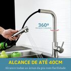 Torneira Bancada Cozinha Gourmet Moncomando Misturador Mangue