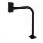 Torneira Bancada Cuba Alta Preta Quadrada Fort Metais