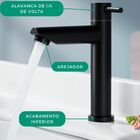 Torneira Bancada Preto Fosco para Banheiro Lavabo Lavatorio Á