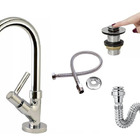 Torneira Banheiro + Engate Flexível + Válvula Click + Sifão