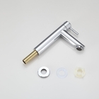 Torneira Banheiro Água Fria 1/4  Cromada Brillante Aço Inox