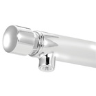 Torneira Banheiro Automática De Parede Reto Metal Longa 23cm