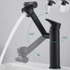 Torneira Banheiro Bancada Monocomando Metal Quadrada Cromada