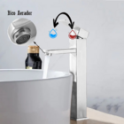 Torneira Banheiro Bica Alta Monocomando Para Cuba De Sobrepor