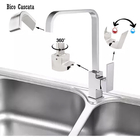 Torneira Banheiro Bica Alta Slim Quadrada Inox Cuba de Embutir