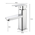 Torneira Banheiro Bica Baixa Água Quente Fria Monocomando