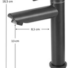 Torneira Banheiro Bica Baixa Preta