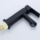 Torneira Banheiro Bica Baixa Preta