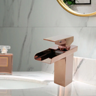 Torneira Banheiro Calha Baixa - Rose Gold - Mg27