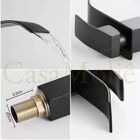 Torneira Banheiro Cascata Alta Preta C/ Monocomando