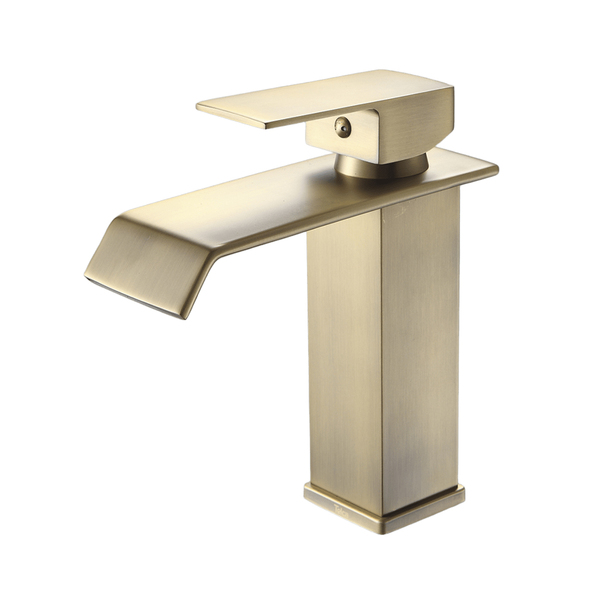 Torneira Banheiro Cascata Bronze Misturador Monocomando