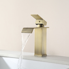 Torneira Banheiro Cascata Bronze Misturador Monocomando