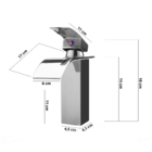 Torneira Banheiro Cascata Monocomando Baixa Cromado Premier