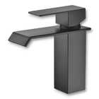 Torneira Banheiro Cascata Quadrada Baixa Monocomando Misturad