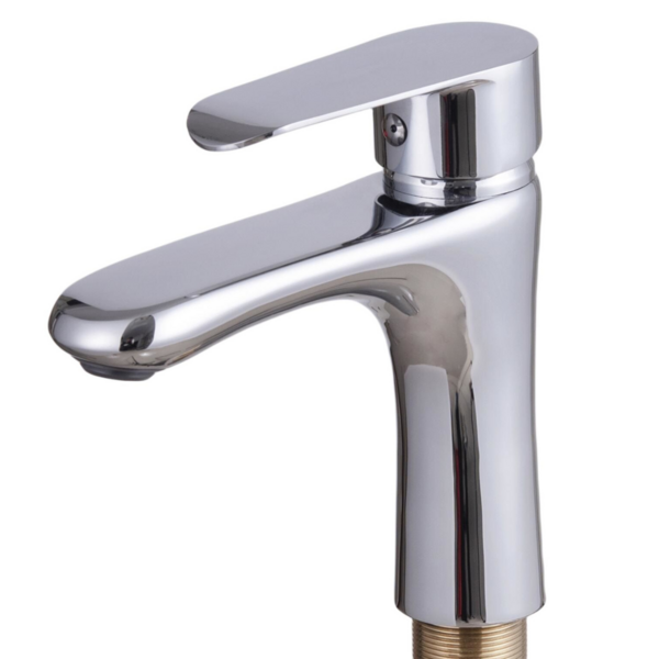 Torneira Banheiro Cromada Água Quente Fria Monocomando Latão