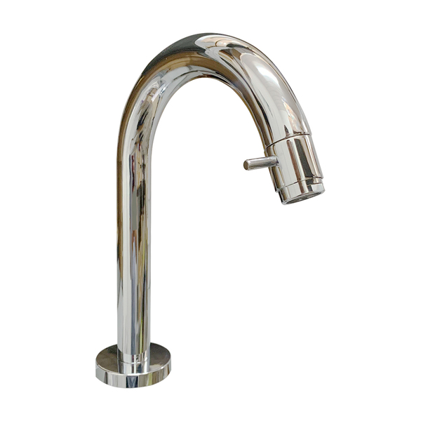 Torneira Banheiro De Mesa Link Angular Baixa Metal Cromado