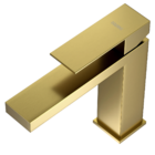 Torneira Banheiro Dourada Luxo Viena Monocomando Aço Inox 304