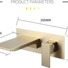 Torneira Banheiro E Lavabo De Parede Monocomando - Preta