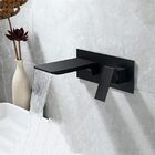 Torneira Banheiro E Lavabo De Parede Monocomando - Preta