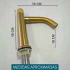 Torneira Banheiro Lavabo Bancada para Cuba Pia Dourado Fosco