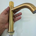 Torneira Banheiro Lavabo Bancada para Cuba Pia Dourado Fosco