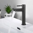 Torneira Banheiro Lavabo Inox 304 Preta Fosco Curta Baixa 1/4