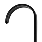 Torneira Banheiro Lavabo Mesa Quadrada Retangular Preto Luxo