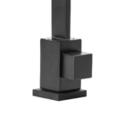 Torneira Banheiro Lavabo Mesa Quadrada Retangular Preto Luxo