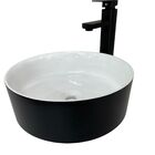 Torneira Banheiro Lavabo Misturador Monocomando Alta Preto