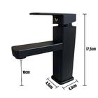 Torneira Banheiro Lavabo Misturador Monocomando Baixa Preto