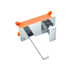 Torneira Banheiro Lavabo Parede Monocomando Misturador Cromada