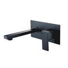 Torneira Banheiro Lavabo Parede Monocomando Misturador Preta