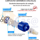 Torneira Banheiro Lavabo Rose Gold Misturador Monocomando Gir