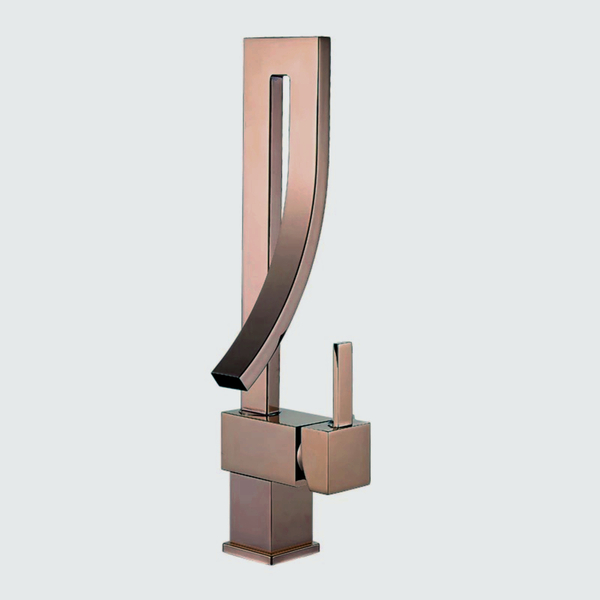 Torneira Banheiro Lavabo Rose Gold Misturador Monocomando Gir