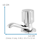 Torneira Banheiro Lavatório 1193 C-40 Metal Casagrande Mundial