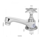 Torneira Banheiro Lavatório 1194 C-23 1/4 Volta Metal Casagra