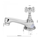 Torneira Banheiro Lavatório 1194 C-33 1/4 Volta Metal Casagra