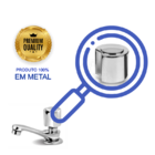 Torneira Banheiro Lavatório 1194 C-40 1/4 Volta Metal Casagra