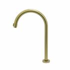 Torneira Banheiro Lavatório Dourada Fosca Alta Metal Luxo