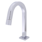 Torneira Banheiro Lavatório Mesa Bancada Quadrada Baixa Metal