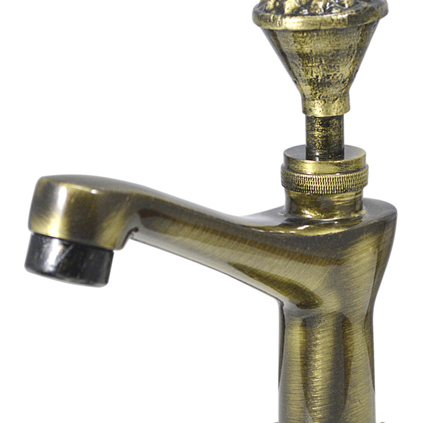 Torneira Banheiro Lavatório Ouro Velho Retro Vintage Mesa