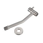 Torneira Banheiro Lavatório Parede Aço Escovado Luxo 1/4v