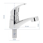 Torneira Banheiro Lavatório Pia Mesa Preto Aa02p Doan