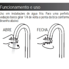 Torneira Banheiro/lavatório Pratica Clean Dourada Gold Alta